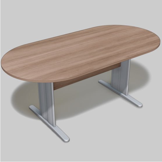 MESA REUNIÃO OVAL 18MM